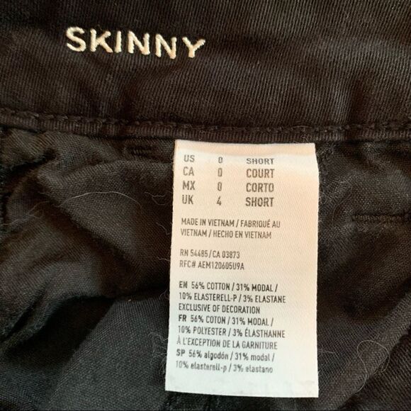 American Eagle Outfitter Black Super Stretch Twill Skinny Pant - Picture 6 of 10